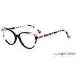 Retro Cat Eye Acetate Frame Glasses Optical Eyeglasses 52-16-140