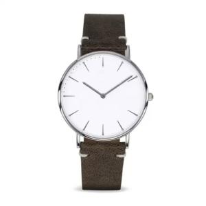 Wholesale Mens Minimalist Leather Wristband Watch Japan Movement OEM / ODM Service from china suppliers