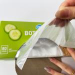 Transparent HDPE Bags For Veg Tear Resistant HDPE/LDPE/LLDPE Supermarket Plastic