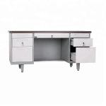 Knocked Down Waterproof Powder Coated Steel Computer Desk