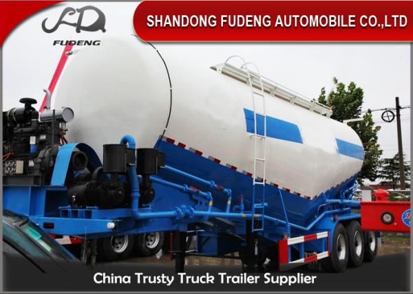 Quality Professional V Type Cement Tanker Semi Trailer  Optional Volume 3 X 13 Ton Axles for sale