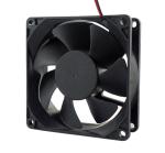 12v server fan 80*80*25 sleeve bearing fan made in china