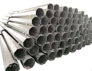 Wholesale 220KV Galvanized Polygonal Street Electric Service Pole from china suppliers
