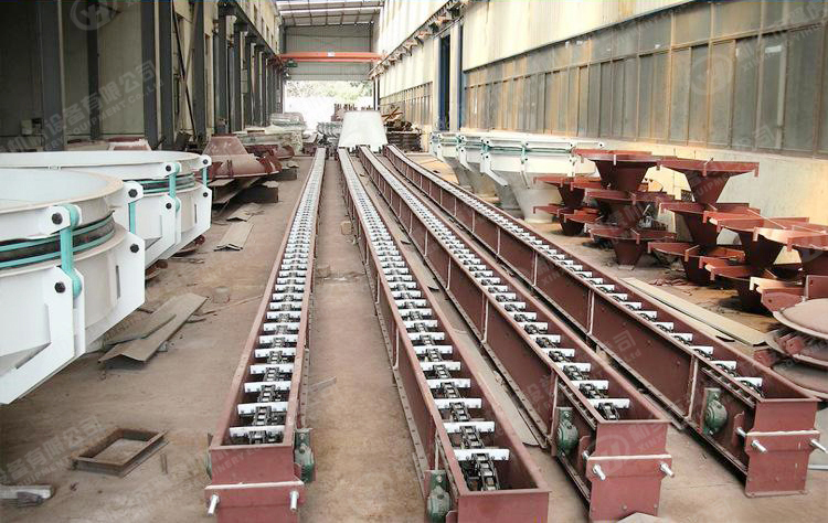 Cement Industrial Chain Conveyor Stainless Steel304 Materials
