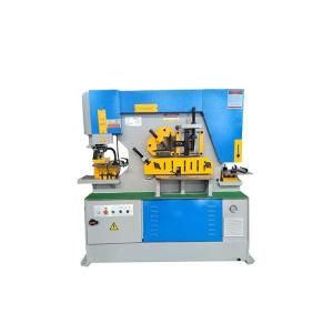 Wholesale 600 KN Hydraulic Ironworker Machine 16mm Thickness Hole Diameters 25mm from china suppliers