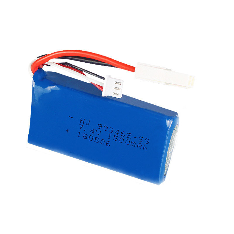 7.4 Volt 2S 1500mAh 11.1Wh Li Polymer Battery Pack