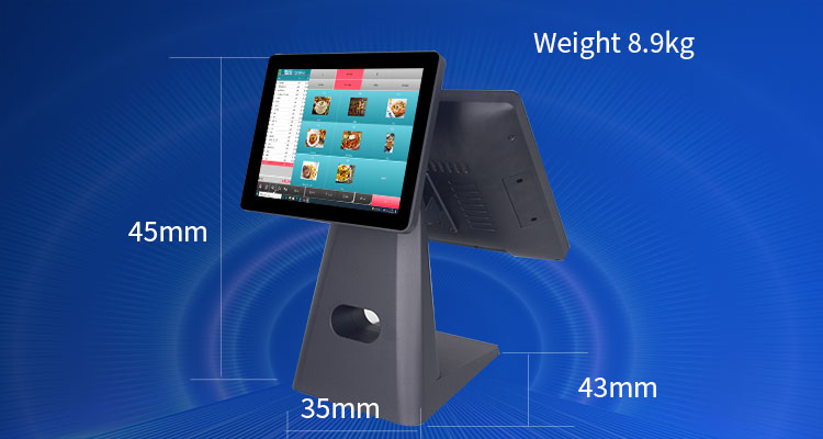 Aluminum Alloy Based POS Machine with RK3566 Quad core 2 16 CPU and Win System Support
