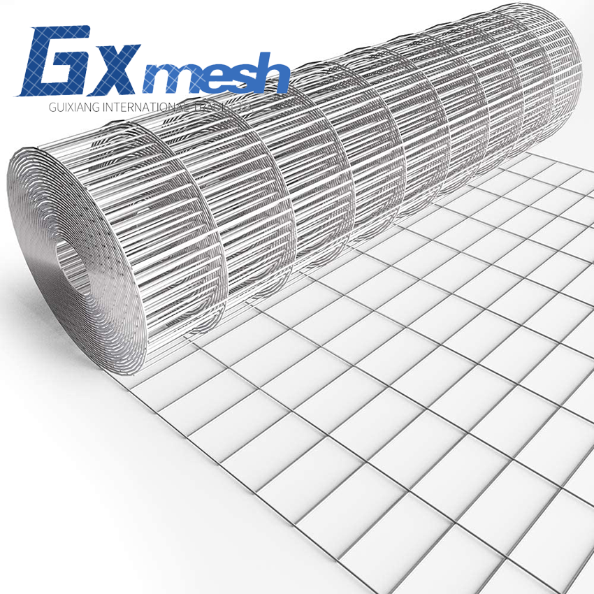 Factory Manufacture Various customized galvanized welded wire mesh 1*2 2*2 2*4 4*4 inch BWG 12