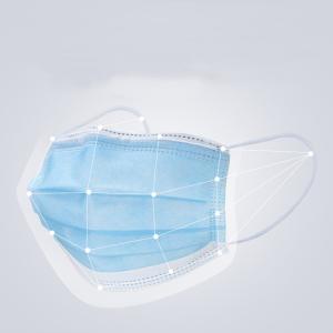 Wholesale Non Woven Fabric Disposable Surgical Masks 3 Ply Medical Hospital Room Cleaning from china suppliers