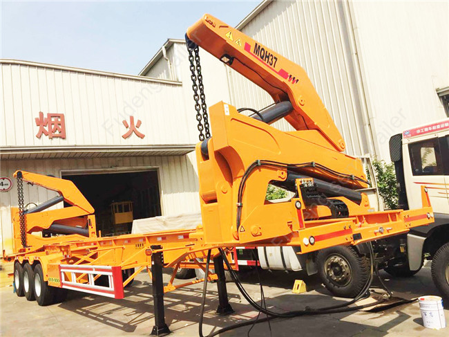 20 - 53ft Swing Lift Container Trailers / Diesel Engine Container Lift Trailer
