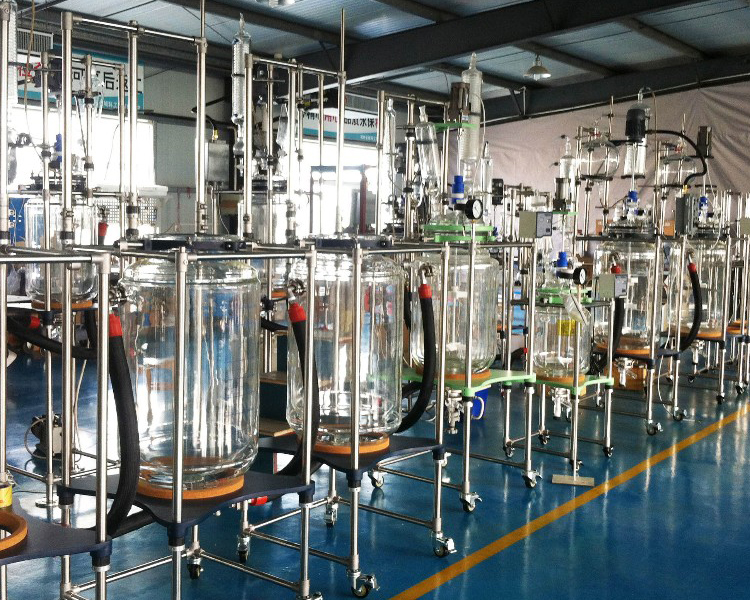 30L Borosilicate Stirring Glass Jacketed Lab Reactors
