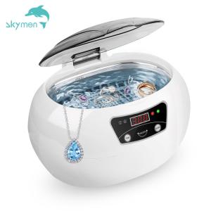 Wholesale Skymen Plastic Jewelry Ultrasonic Cleaner 220v Portable Digital Display from china suppliers