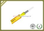 Indoor Steel Armored Fiber Optic Cable Single Mode With Customerized Jacket