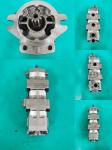 705-41-08180 PC07 Excavator Gear Pump SBR10+10+6+2.5 Silver Color