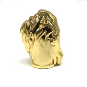 Wholesale Classic Zinc Alloy Gold Color Horse Shape Metal Zamac Perfume Bottle Cap from china suppliers