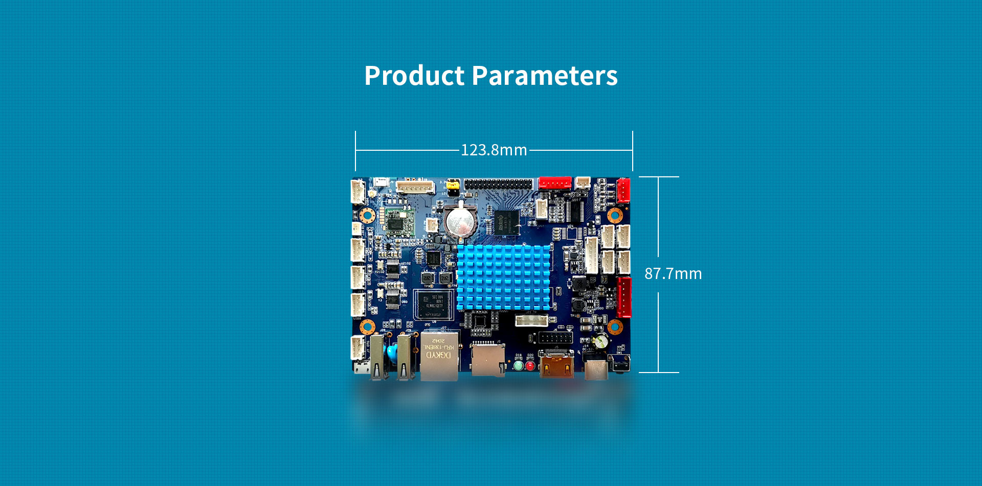 M1 Smart Commercial Display Board USB 2.0 ports (2 Ext. + 4 Int.) Push-push type TF card slot (32GB Max)