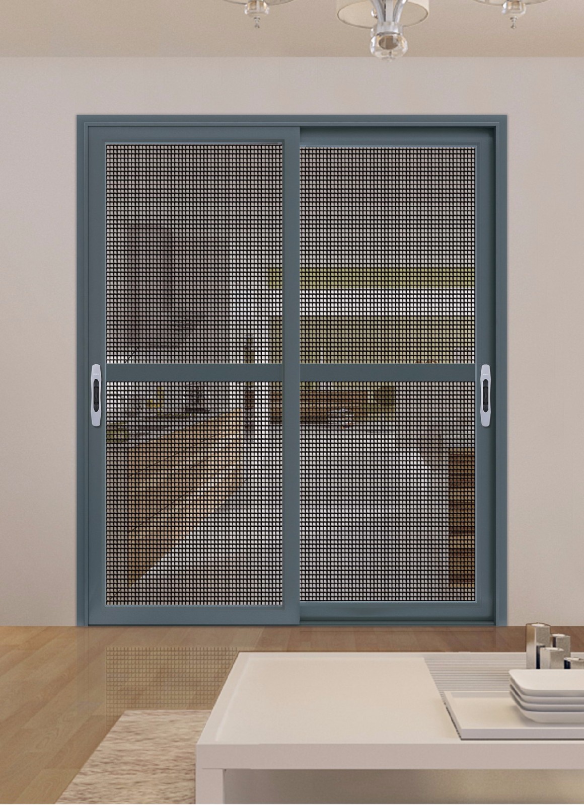 Modern Design Aluminium Door And Window Frames Elegant Appearance