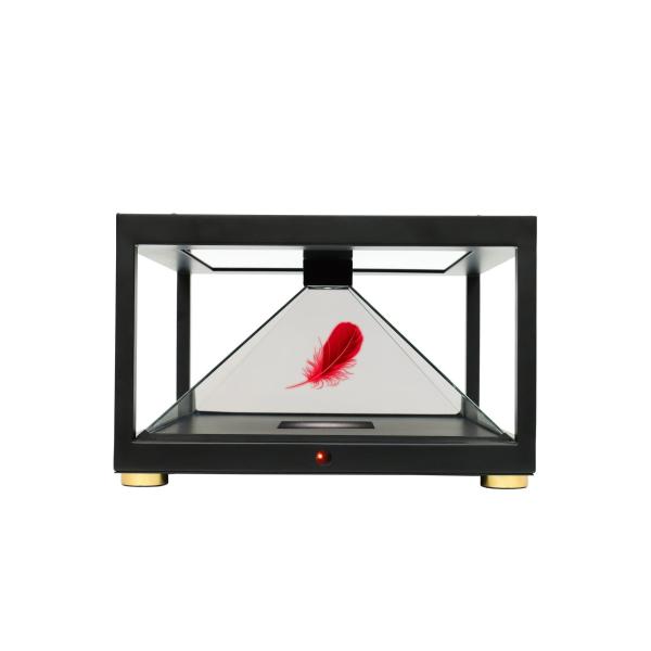 Inverted Pyramid Hologram Display 100x100cm Showcase 360 Degree For Shopping