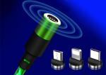 LED Flowing 5V 3A 9V Usb Type C Magnetic Charging Cable