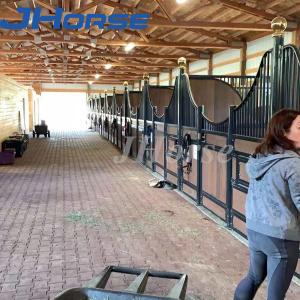 Wholesale Classic Nice Curve Bamboo Portable Temporary Horse Stalls Panels 2.25m from china suppliers