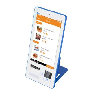 Wholesale 15.6 Inch Self Service Order Kiosk , Online Self Ordering Kiosk For Restaurants Payment Display from china suppliers