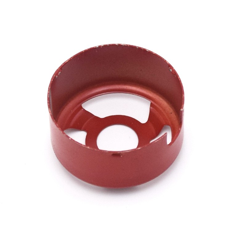 High Precision CNC Stamping Parts Painting Red AL5052 Practical