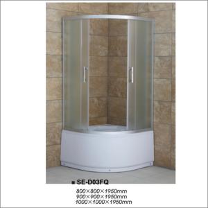 Wholesale High Tray Bathroom Shower Enclosures / Sliding Door Shower Cubicles Free Standing from china suppliers