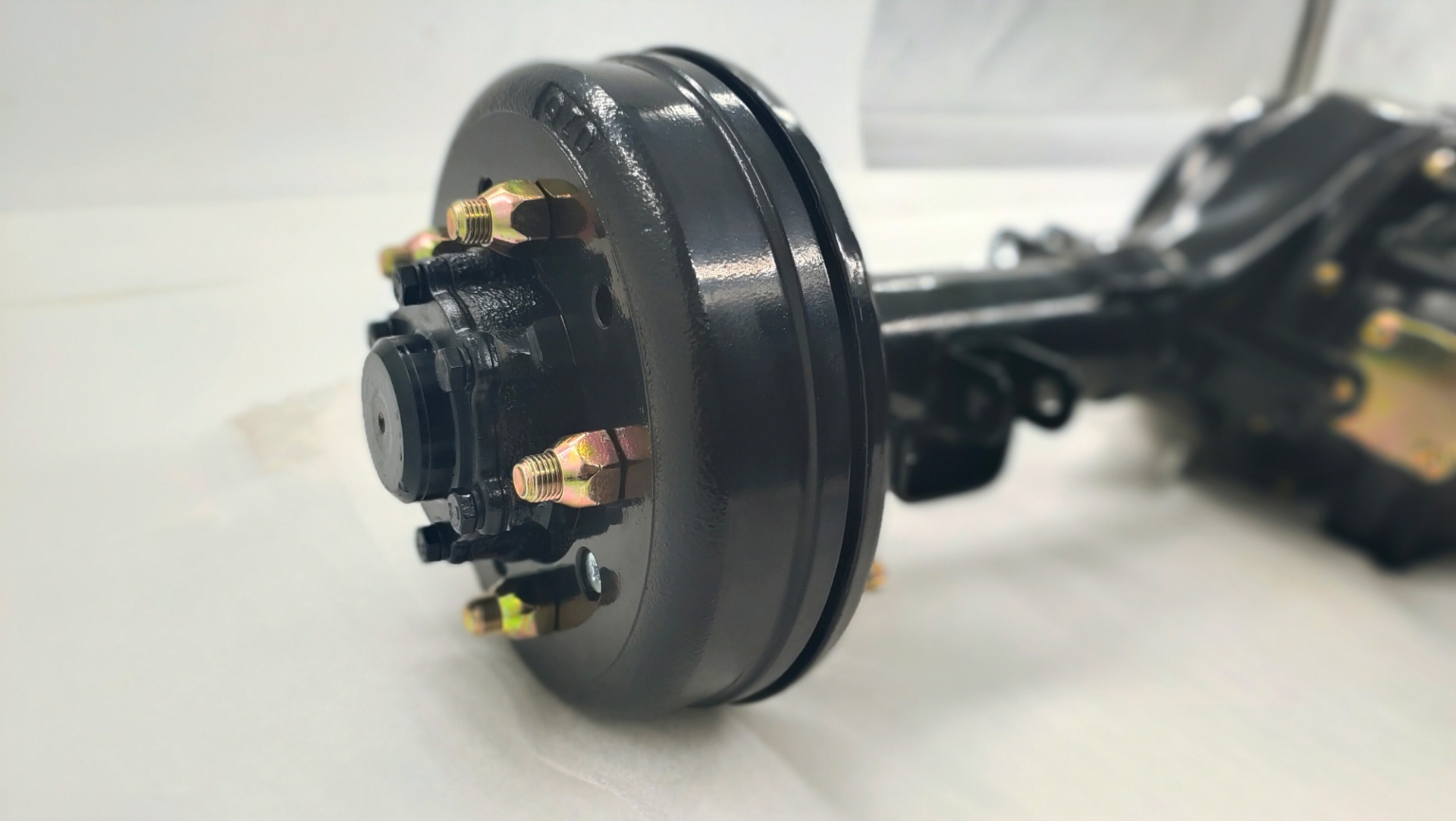 Full Floating 5th Afterburner Booster King Rear Axle Assembly for Heavy Tricycle Truck