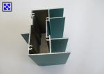 Green Powder Coating Aluminum Extrusion Profiles T5 State For Furniture