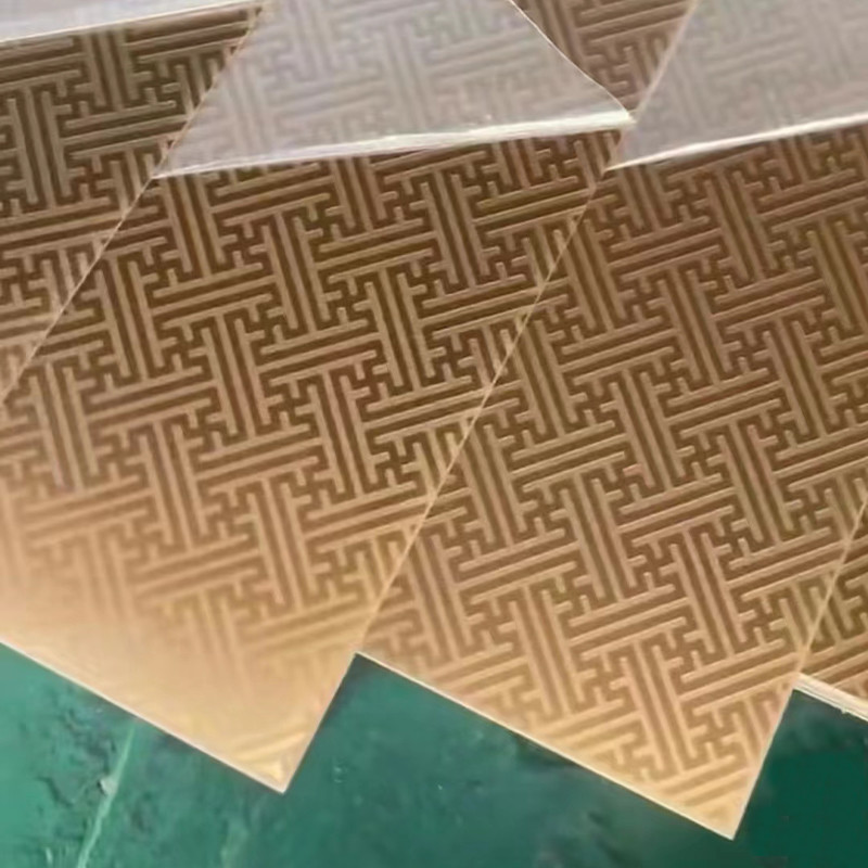 PVD Color Coating Etching Stainless Steel Sheet 304 Decorative Wall Metal Sheet