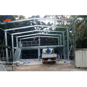 Wholesale Q235B/Q345B Low Carbon Steel Prefab Steel Structure Building for Farm Shed Warehouses from china suppliers