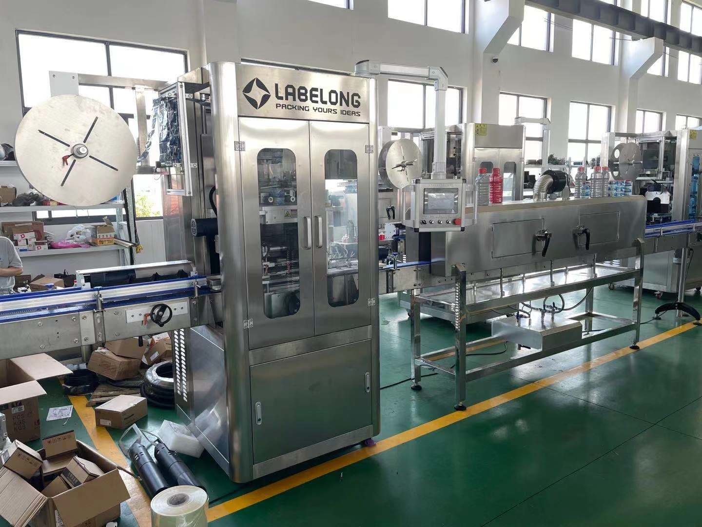 5 Gallon Bottle Neck Shrink Sleeve Labeling Machine Automatic PLC Controlled