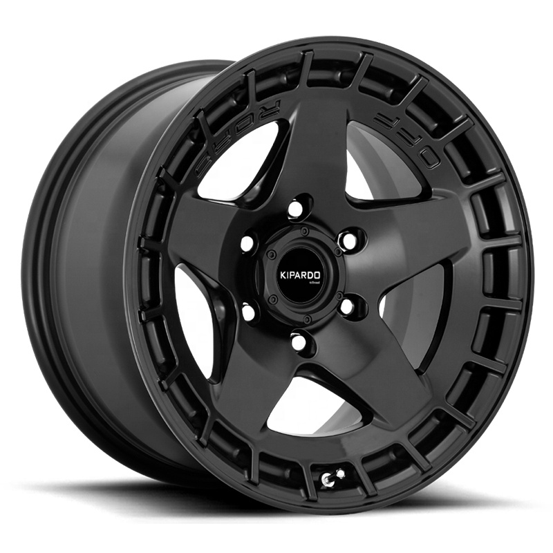 17 18 19 inch 6x139.7 4x4 matt black offroad wheel Rims