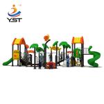 Residential Area Kids Playground Slide Sand Blasting Craft ISO Certification