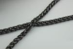 Super quality cheaper twist flower light gold 7 mm width iron metal handbag