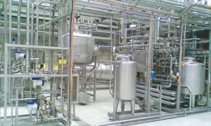 Wholesale 3 Holes Fresh Milk Soft Drinks Plant Equipment / Dairy Production Equipment from china suppliers