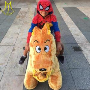 Wholesale Hansel large coin operated battery operated horse electric animal scooter for shopping mall from china suppliers