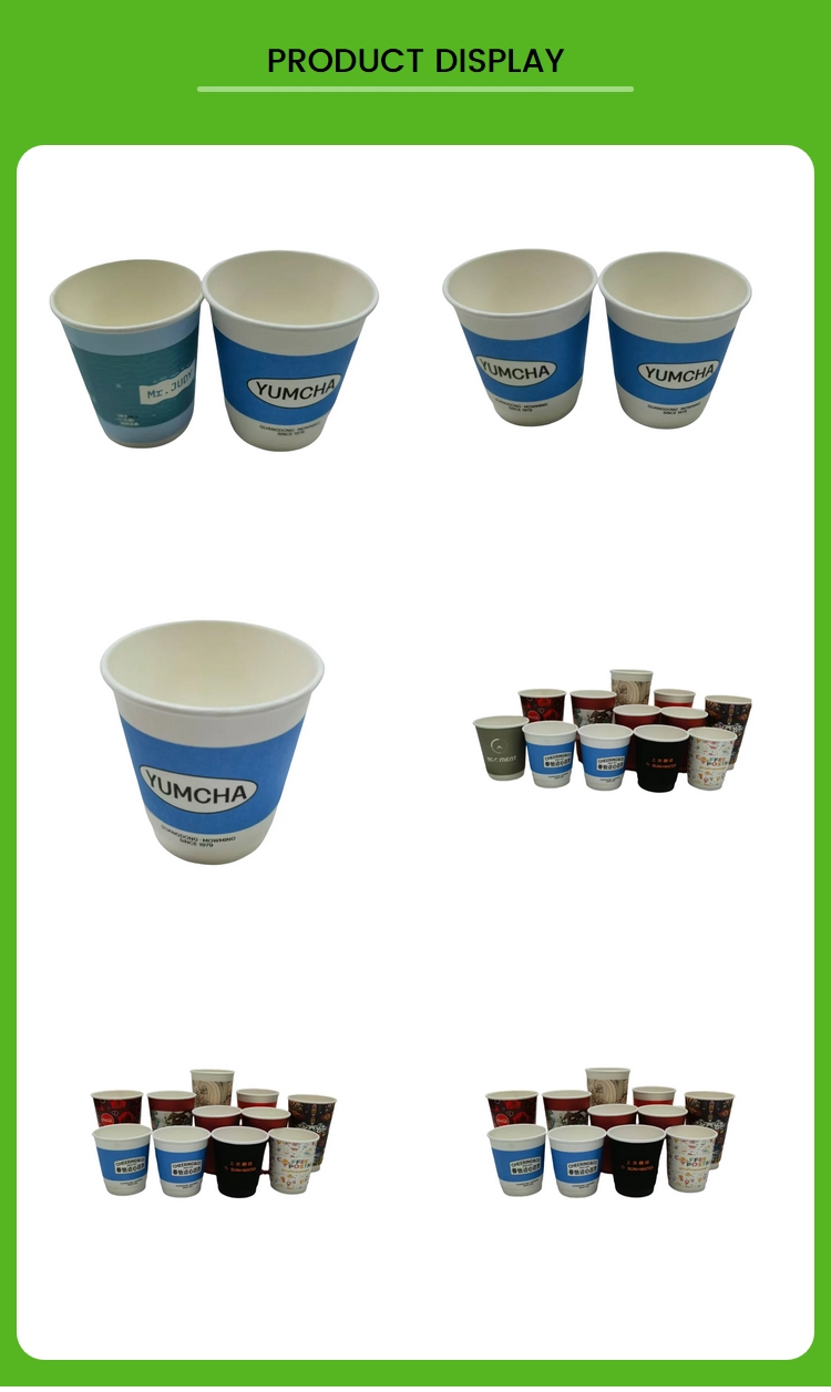 Bulk Carbonated Drinks Tequila Paper Cup Bowl 7 Oz With Handle