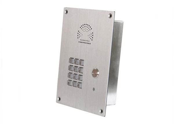 Stainless steel Elevator Emergency Phone Analogue Handsfree Hotline Emergency