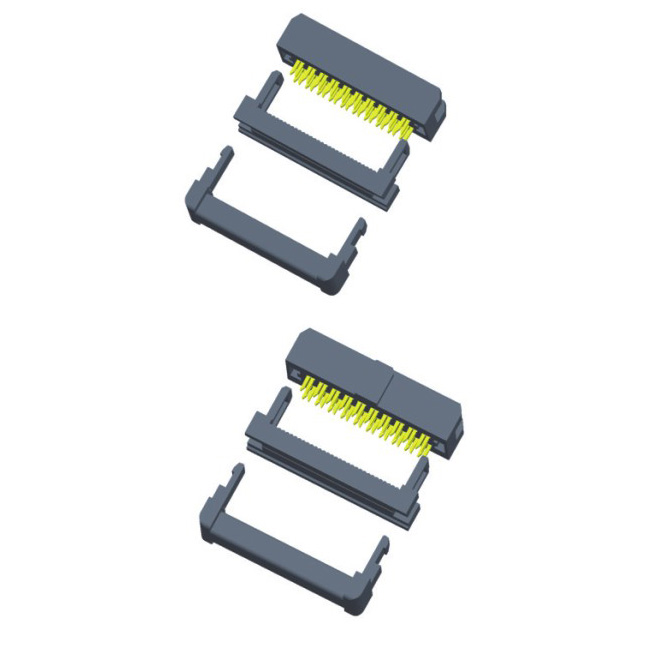 High Strength IDC Socket Connector 2mm Pitch Y Type Long Lifespan