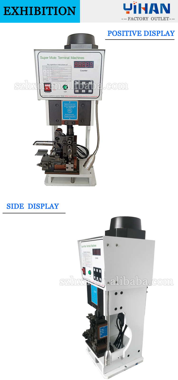 15KN Pressure 1.5 Ton Electric Dynamo Super Mute Automatic Terminal Crimping Machine