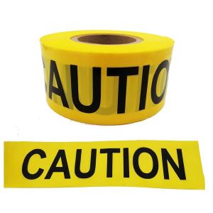Wholesale Non Adhesive PET Barrier Tapes Safety Caution Printing PP Warning Tape from china suppliers