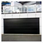 Finished Steel Sectional Garage Doors EPDM Modern Overhead Door 40mm Thickness