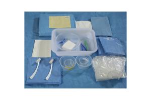 Wholesale Angiography Pack Disposable Medical Drapes Packs Blue Color For Wound Care from china suppliers