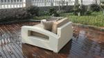 1pc big poly rattan sofa