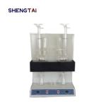 Crude oil salt content tester (dual well) for determining the total amount of