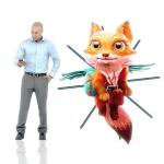 Eye-Catching Advertising Display 3D Holographic Fan with High Definition