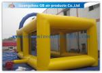 Yellow Inflatable Sports Games Football Goal Post For Soccer Shooting 8 * 4m