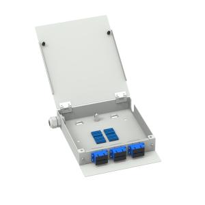 Wholesale 12 Cores SC UPC Fiber Optic Terminal Box for FTTX Network Made of Cold Rolled Steel from china suppliers