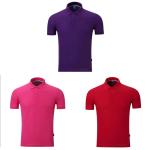 Summer Short Sleeved 65% Cotton Business Work Polo Shirts For Men And Women